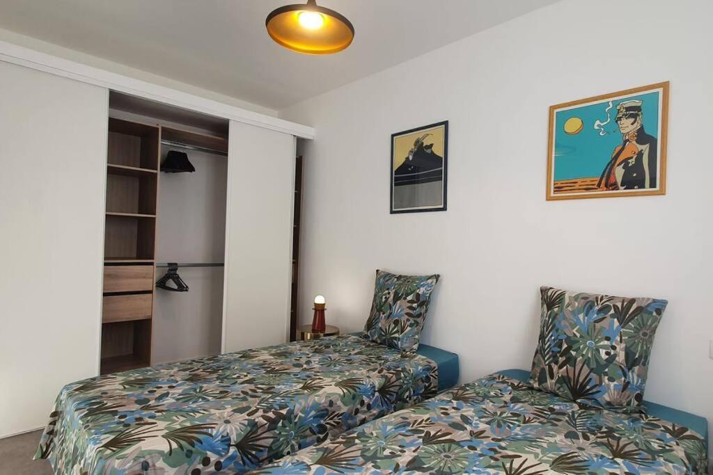 Bd Grosso Apt 4 Prs, 300M Plage, Clim, Parking ニース エクステリア 写真